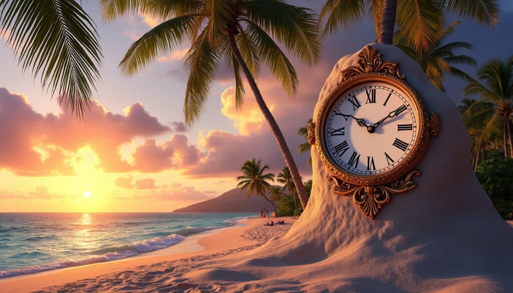 discover everything you need to know about time and time zones in punta cana. stay informed about local time differences, daylight saving changes, and tips for adjusting to the tropical rhythm of this beautiful caribbean destination.