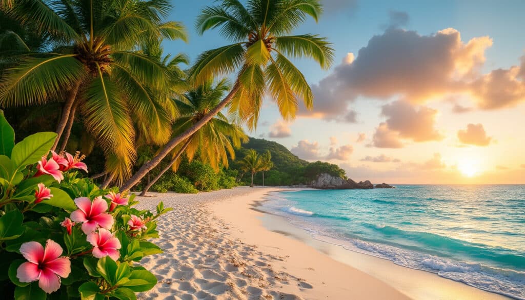 discover the enchanting beauty of punta cana, where turquoise waters meet white sandy beaches. experience the refreshing scent of ocean breeze intertwined with tropical flora, and immerse yourself in the vibrant atmosphere that stimulates all your senses. uncover the essence of this caribbean paradise.